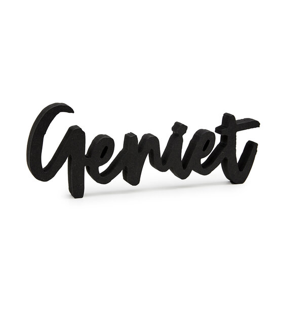 GENIET van  zwart hout