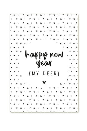 Cadeaukaartje Happy new year