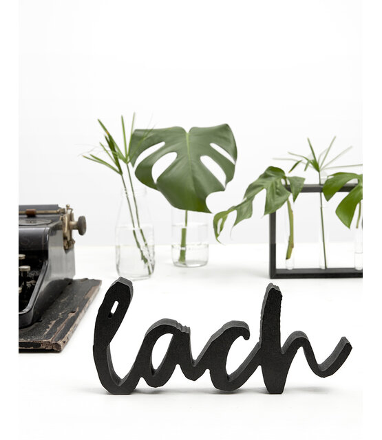 LACH van  zwart hout