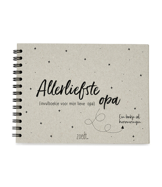 Superleuk invulboekje voor de liefste opa
