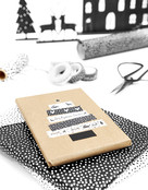 Masking tape  winter kerst Lach geeft straal geniet