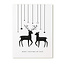 Zoedt Poster A4  Kerst hertjes Merry Christmas my deer