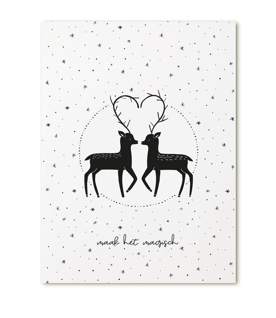 Poster A4  Kerst Maak het magisch