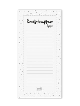 Notitieblok 'Boodschappen lijstje'