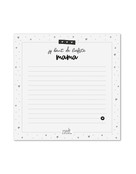 Notitieblok met tekst 'Jij bent de liefste mama' |145x145mm