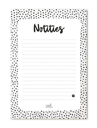 Notitieblok A5 Notities  - dots patroon