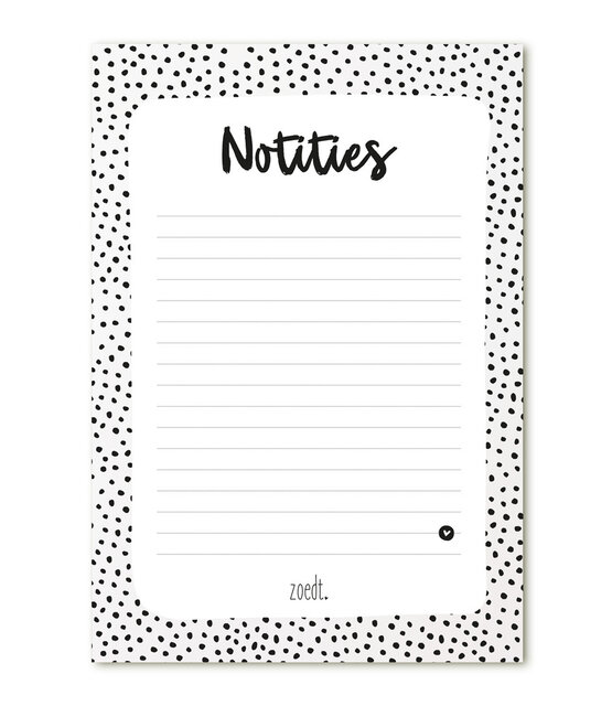 Notitieblok A5 Notities  - dots patroon