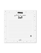 Notitieblok met tekst 'Jij bent een super juf' |145x145mm