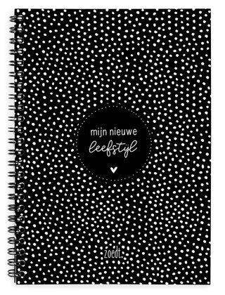 Mijn nieuwe leefstijl boekje | eet, beweeg en afvaldagboekje