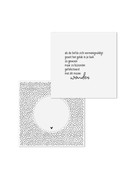 Wenskaart met gedicht zwangerschap - met envelop Wenskaart met gedicht zwangerschap - met envelop