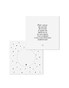 Wenskaart met gedicht 'Lieve mama' - met bedrukte envelop