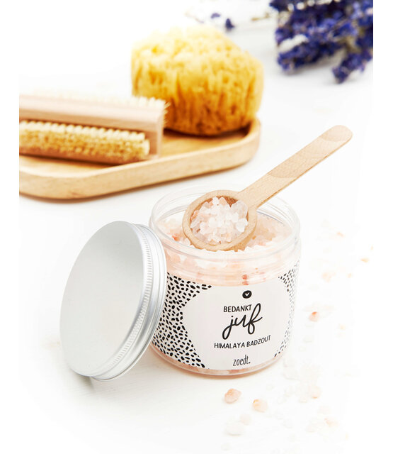 Badzout 'Bedankt juf' juffen cadeautje