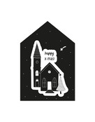 Minikaartje kerst happy x-mas Minikaartje kerst happy x-mas