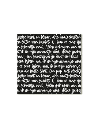 Sinterklaas cadeaukaartje 'O, kom er eens kijken...'