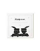 Minikaartje pietjes 'Dit pakje is voor...'