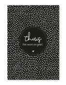 Kaart met tekst 'Thuis hier woont ons geluk'