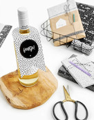 Fleshanger met  tekst 'Feestje!'