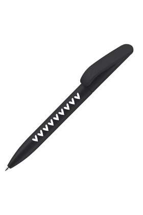 Zwarte pen met hartjes