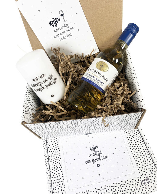 Cadeaupakket 'Wijn moet nodig op de to-do-lijst'