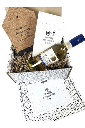 Cadeaupakket 'Wijn is altijd een goed idee'