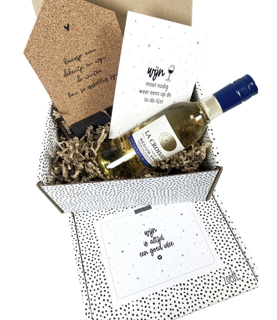 Cadeaupakket 'Wijn is altijd een goed idee'