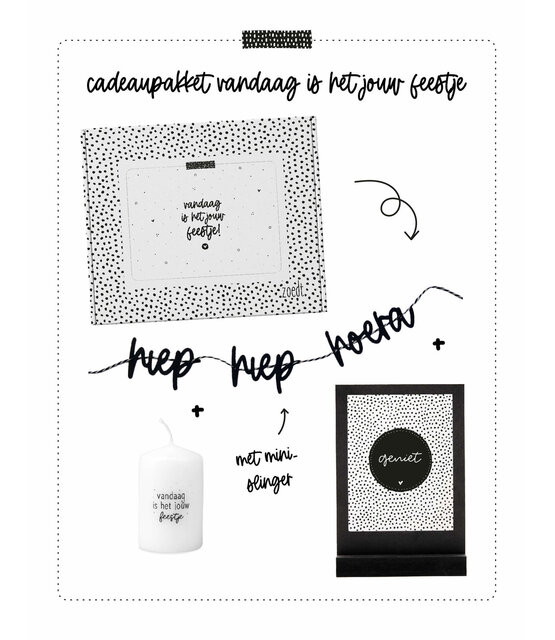 Cadeaupakket  'Vandaag is het jouw feestje'