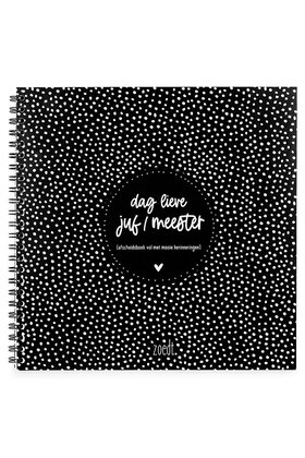 Dag lieve juf/meester - afscheidsboek vol met mooie herinneringen