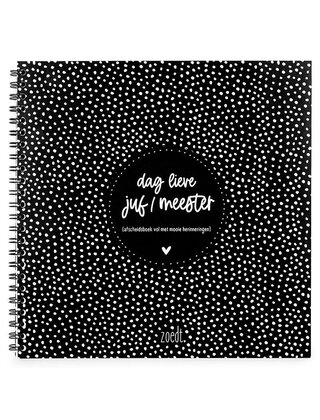 Dag lieve juf/meester - afscheidsboek vol met mooie herinneringen