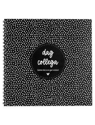 Dag collega - afscheidsboekje