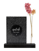 Kaarthouder met vaasje