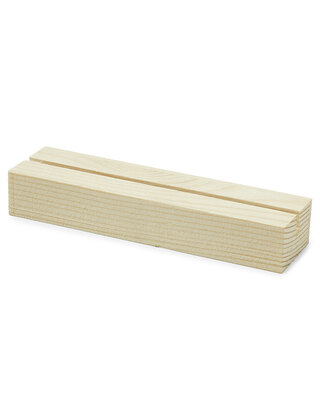 Muurcirkel standaard blank hout - 11cm