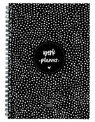 Planner things to do - zwart wit met dots patroon in A5 formaat Planner things to do - zwart wit met dots patroon in A5 formaat