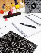 Planner things to do - zwart wit met dots patroon in A5 formaat Planner things to do - zwart wit met dots patroon in A5 formaat