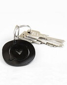 Sleutelhanger zwart hartje