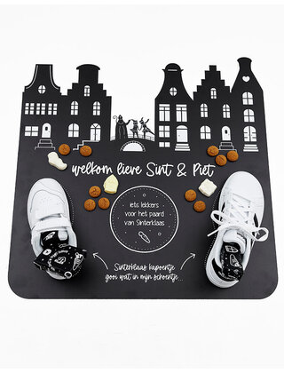 Sinterklaas schoenzet mat