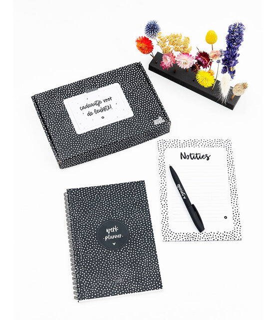 Cadeaupakket brievenbus 'Cadeautje voor de leukste!' - werkplanner