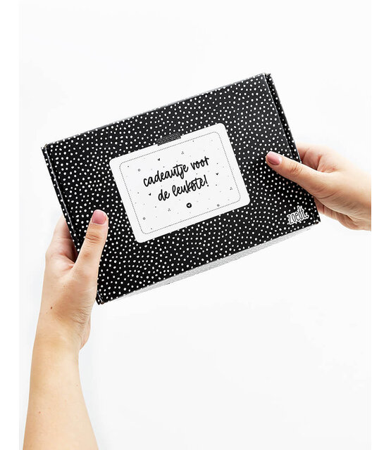 Cadeaupakket brievenbus 'Cadeautje voor de leukste!' - werkplanner