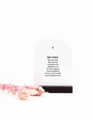 Forex tegeltje boogvorm - 'Lieve mama...'