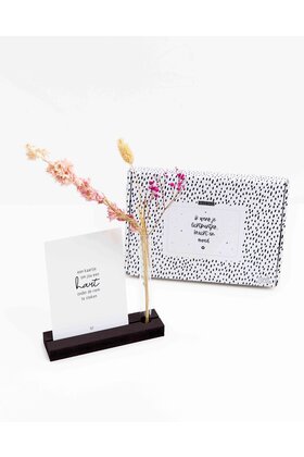 Cadeaupakket 'Hart onder de riem' - brievenbus 'Ik wens je lichtpuntjes'