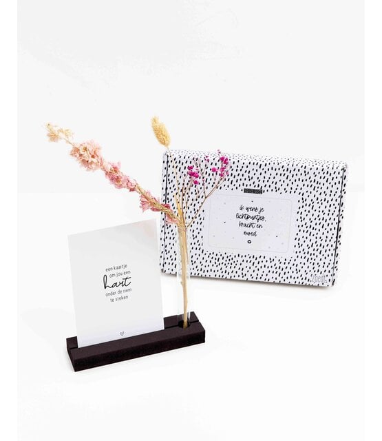 Cadeaupakket brievenbus  'Hart onder de riem'