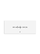 Minikaartje met tekst - Een cadeautje voor jou