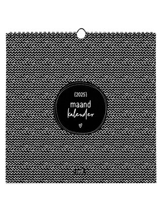 Maandkalender vierkant 2025