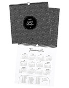 Maandkalender 2025 vierkant