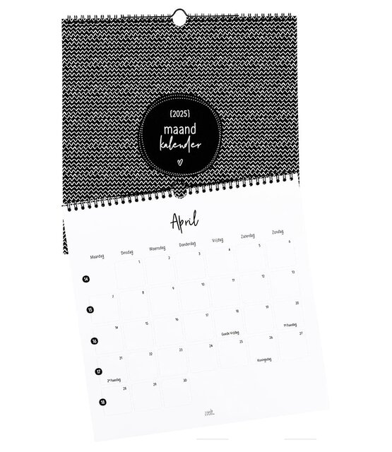 Maandkalender 2025 vierkant
