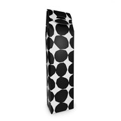 Geschenkverpakking wijn -  zwart wit