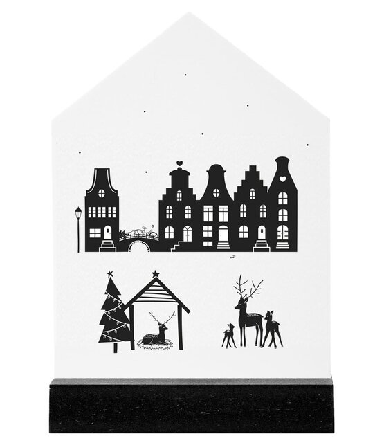 Huisje kerst tafereeltje