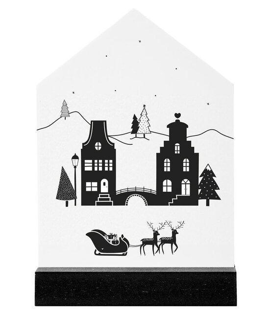 Huisje kerst tafereeltje