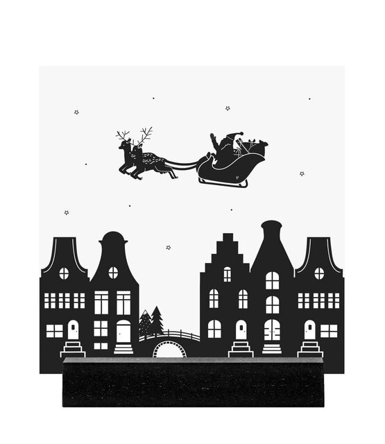 Forex tegeltje - Kerst tafereeltje