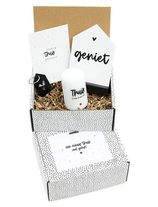 Cadeaupakket 'Een nieuw thuis, veel geluk!'