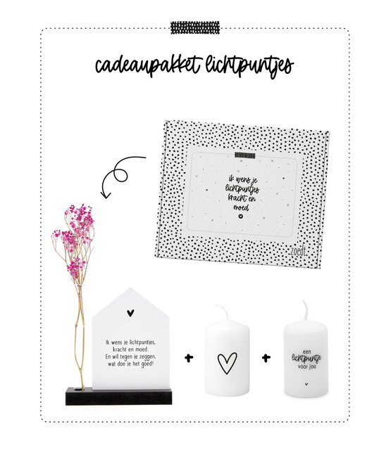 Cadeaupakket 'Een lichtpuntje voor jou'